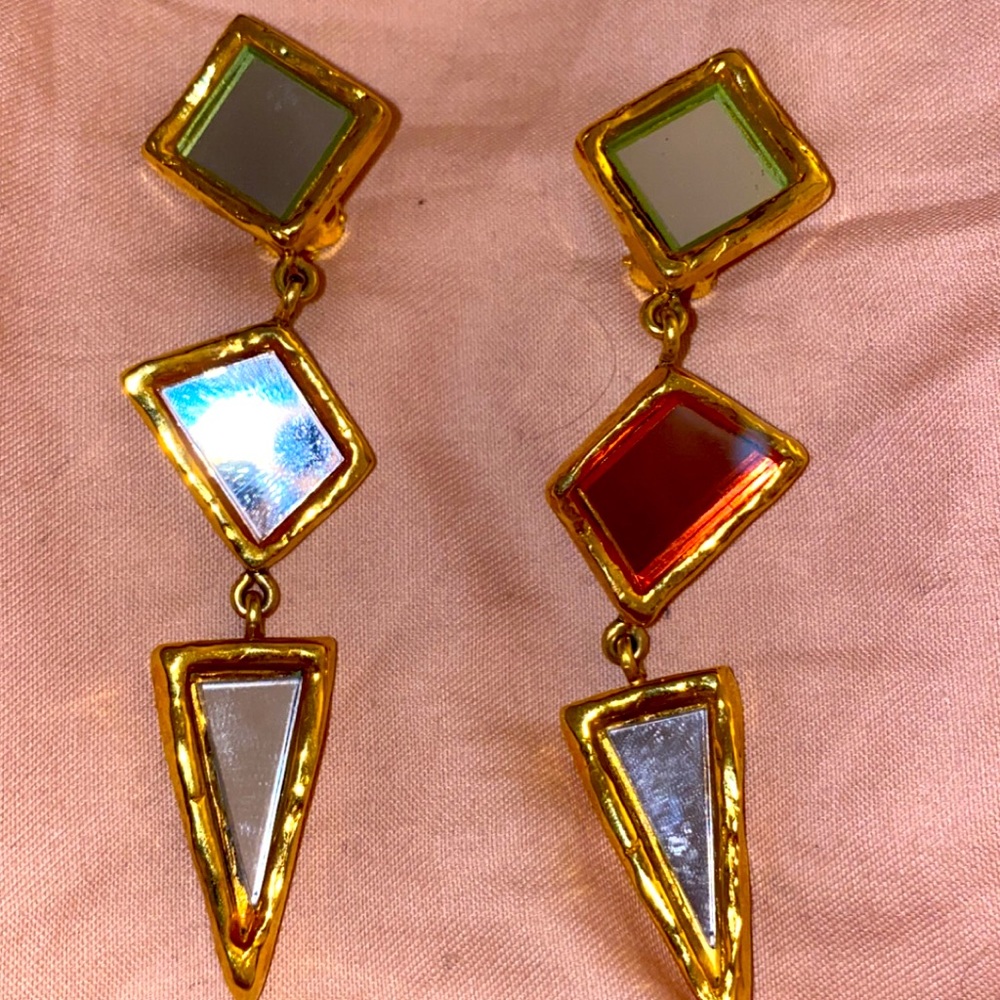 Christian LaCroix  earrings. Rare set!